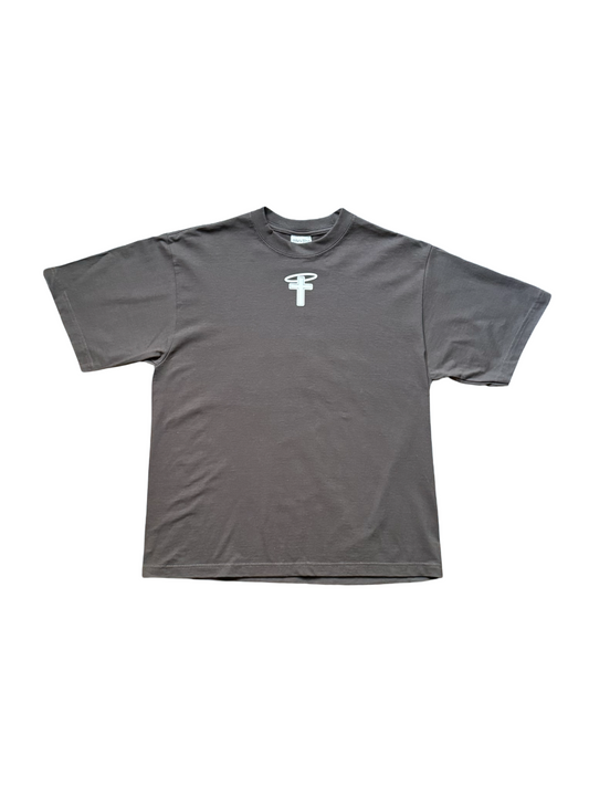 FASTER Cropped Off-Black Tee's