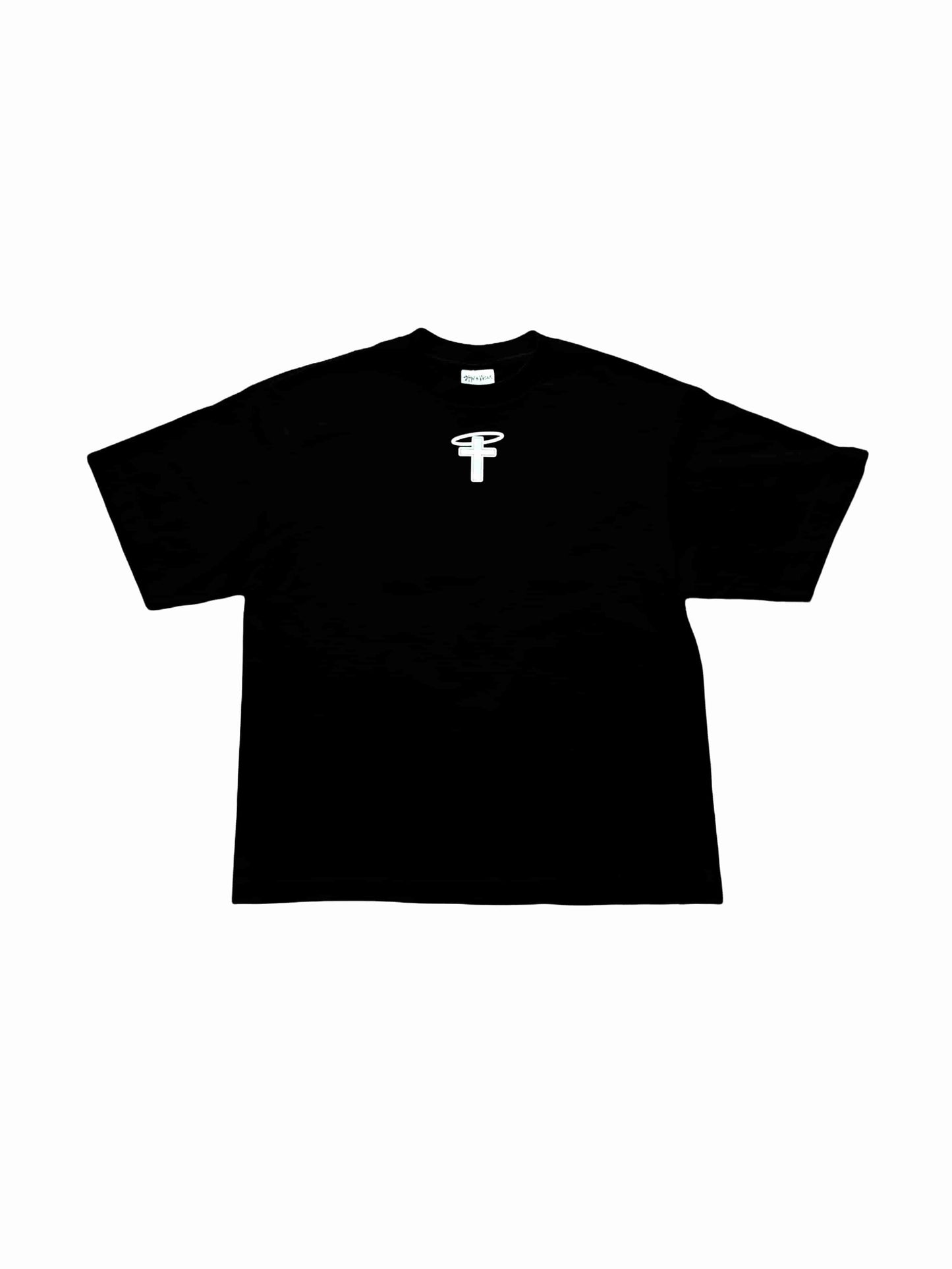 FASTER Cropped Black Tee's